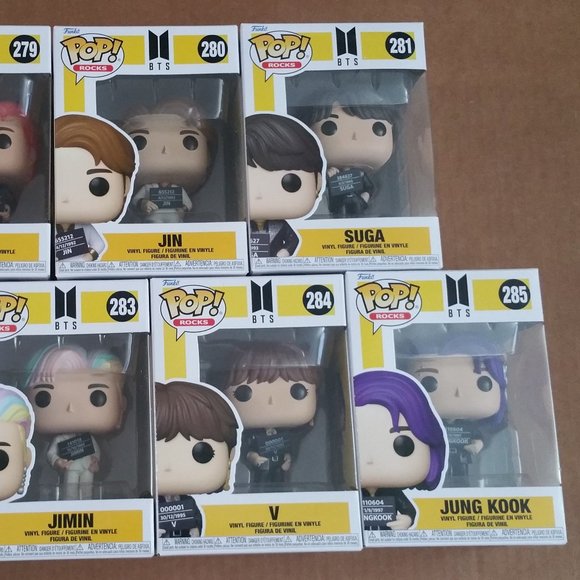 Funko Pop! Rocks BTS WAVE 3 "BUTTER" - FULL SET - Picture 3 of 16